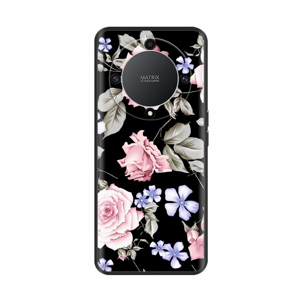 For Honor Magic6 Lite Case Honor Magic 6 5 4 Lite X9B Cover Funda TPU Soft Black Silicone Phone Cover Honor Magic 6 Lite 5G Case