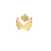 18K Non-fading European and American Irregular Hollow Ring - Versatile Fashion Hand Jewelry Design