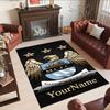 Manchester City Customize Text Area Rug Suitable for Game Room Study room Outdoor Foyer Anti-slip Rug Office home decor Gift for Festivals