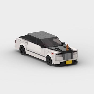 Carro Técnico MOC Rolls-Royced Series Veículos Speed Champion Phantom Boat-Tail Wraith Cullinan SUV Set Blocos de Construção Brinquedos para Crianças