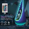 Indoor/Outdoor Sensorik-Schaukel-Hängemattenstuhl mit aufblasbarem Kissen und LED-beleuchtetem Sitz-Pod, ideal zum Lesen und Entspannen für Kinder