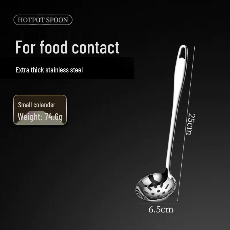 HANDUNYOU Stainless Steel Long Handle Slotted Spoon