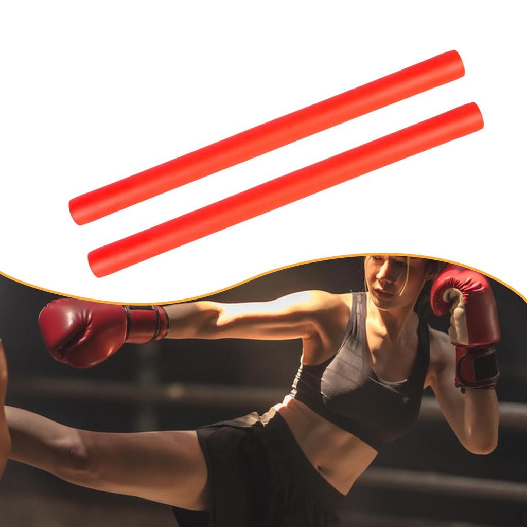 2 Piezas de Palos de Entrenamiento de Boxeo Reacción Absorción de Impactos Cómoda para Taekwondo
