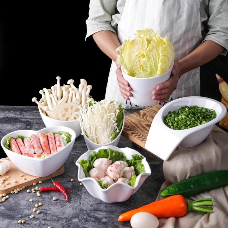 Commercial Melamine Irregular Serving Plates
