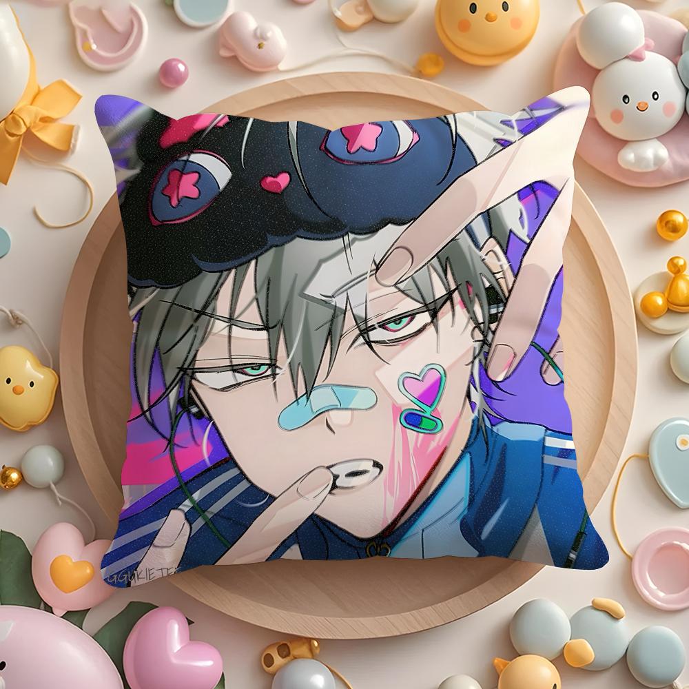 Alien Anime S-Stage Cushion Cover Home & Car Multi-Scene Pillow Cover - Reversible, Soft & Durable for Daily Use