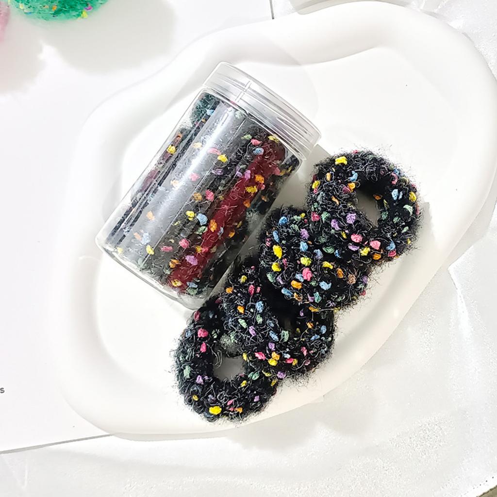 Seamless Hair Ties Elastic Headbands Made with Polyester and Spandex for All Hair Types Gentle on Hair No Breakage