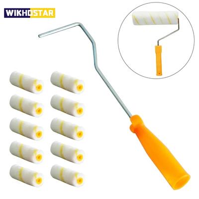 11pcs Paint Roller Kit: Get Professional-Looking Walls with 4 Inch Rollers & Covers, For Hotel/Restaurant/Commercial