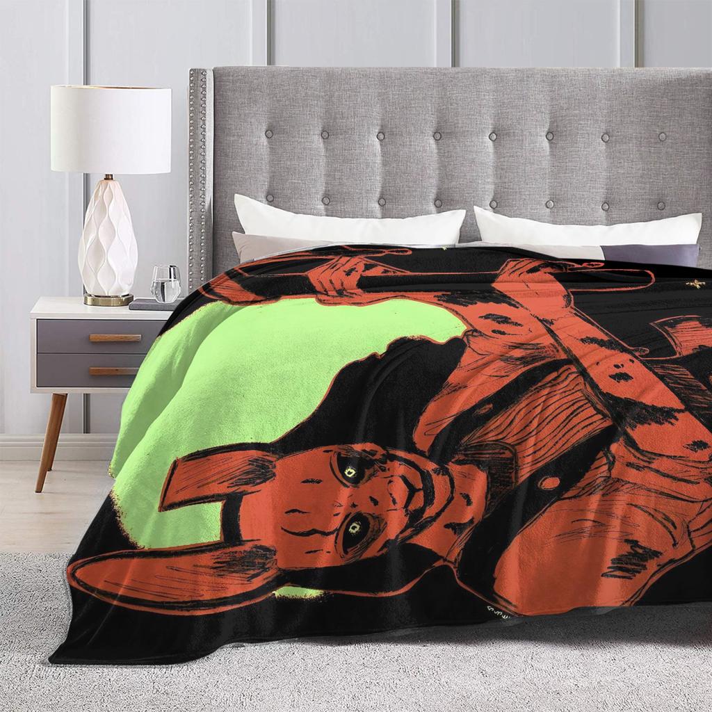 Dead by Daylights Art Flannel Blankets Autumn Super Soft Throw Blanket for Students Home Decor Fashion Bedspread Sofa Bed Cover