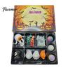 Halloween Party Table Decorations 3D Printed Figures with Gift Box, Small Flexible Fidget Toys Set, Pumpkin Bucket Stuffers Cute Grim Reaper,