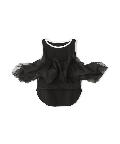 

Furfur Tulle Bustier Set Tank Top Black Women s RWCT251106, чёрный