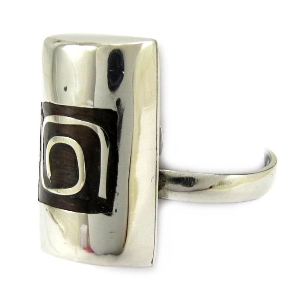 Les Trésors De Lily [G5069] - Bague 'Amazonia' Bois