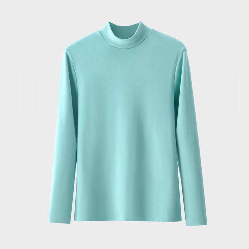 

Женская водолазка из термобархата с длинными рукавами на осень/зиму 3XL