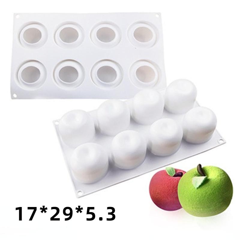 Fruit Silicone Cake Mold Heart Geometry Chocolate Ice Cube Biscuit Jelly Mould DIY Cloud Moon Pudding Baking Set Birthday Gifts