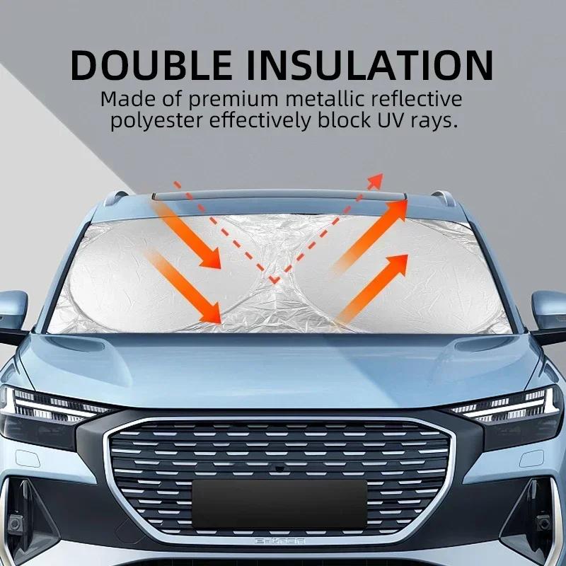 NTSM5 Car Front Window Sunshade For BMW E46 E53 E90 E60 E61 E93 E87 X1 X3 X5 X6 F30 F20 F10 Shield Folding Windshield UV Block Cover