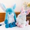 40-80cm Sylveon Glaceon Plush Toys Stuffed Doll Cartoon Plushie Anime Eevee Pillow Xmas Birthday Gift for Kids
