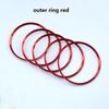 5Pcs/Set Air Conditioner Vent Outlet Ring Trim Decor Aluminium Alloy For Mercedes Benz A B GLA CLA Air Outlet Decorate Sticker