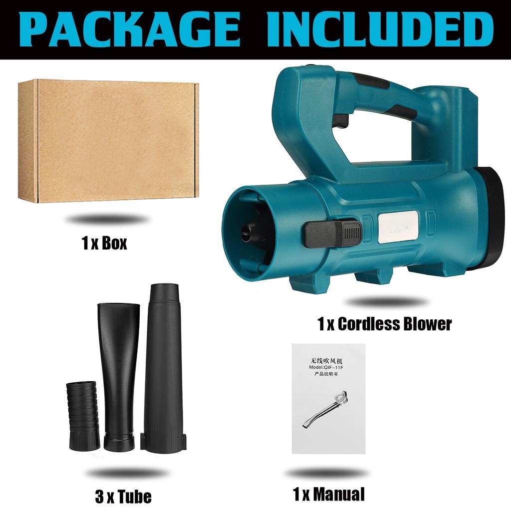 3000W New Cordless Electric Air Blower Leaf Snow Blower Dust Collector Sweeper Car Cleannig Blowing Machine