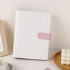A5 Macaron Farbe PU Leder DIY Ordner Fotokarten Sammelbuch Tagebuch Agenda Planer DIY Einband Album Schreibwaren