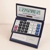 Foldable Folding Flip Calculator Portable Financial Office Calculator Solar Calculator  Business