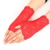 NOVÉ Dámské krajkové rukavice proti UV záření Dámská móda Jednobarevné 1 pár Nové Dámské rukavice bez prstů Řidičské rukavice Doplňky Dárky