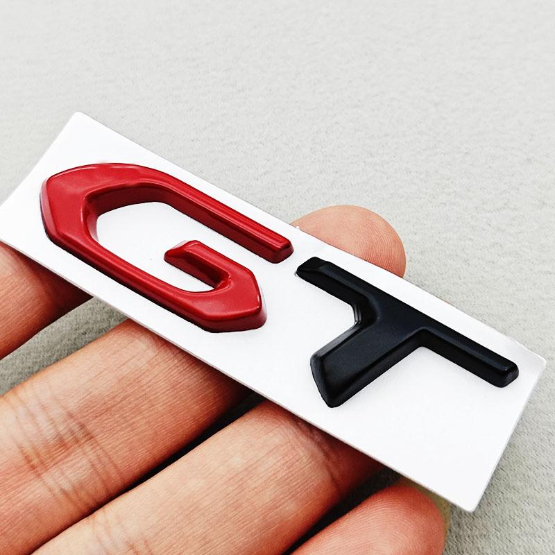 2026 Hot For VW VOLKSWAGEN 3D Metal Car Sticker Logo GT Side Fender Rear Trunk Badge Emblem For Peugeot 308 408 208 508 3008 400