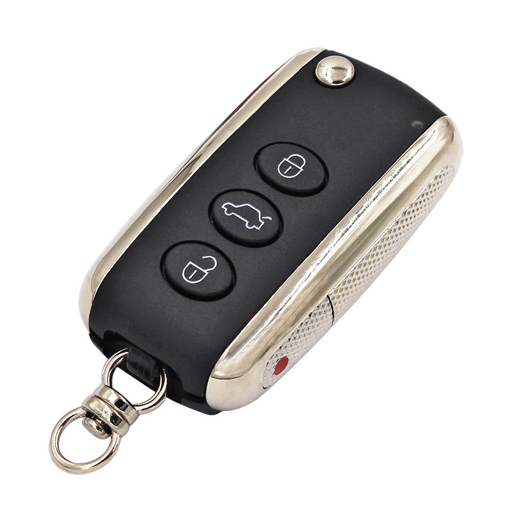 Ecusells Smart 3/4 Button Remote Key 315Mhz/ 433mhz ID46 for Bentley Continental GT GTC Flying Spur FCC KR55WK45031 KR55WK45032