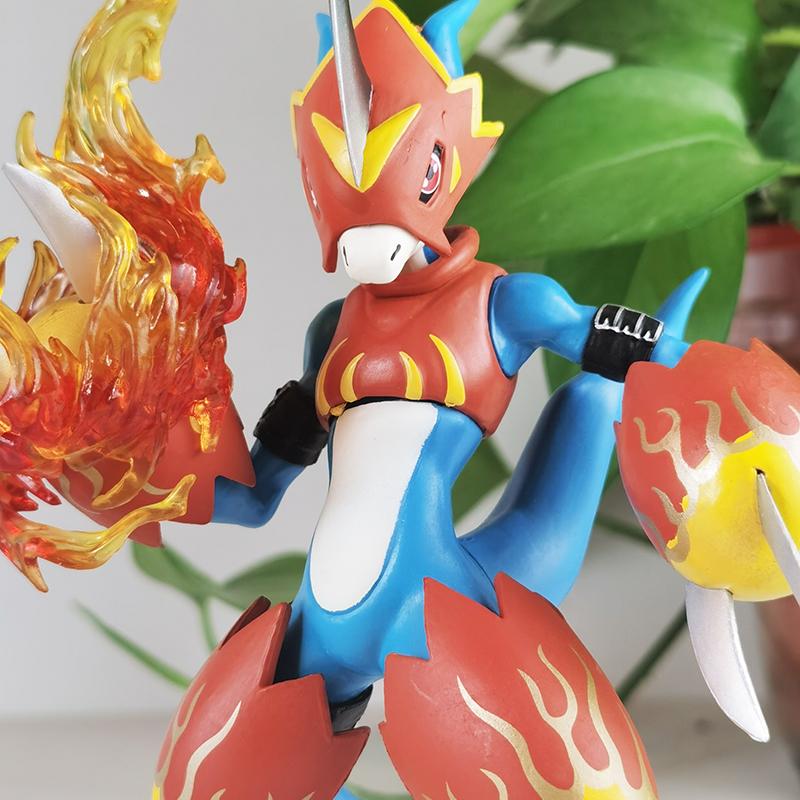 18cm/7.0 Inches Digimon Anime Character Flamemon Pvc Action Figure Figurine Model Collection Decoration Ornaments Toys Gift