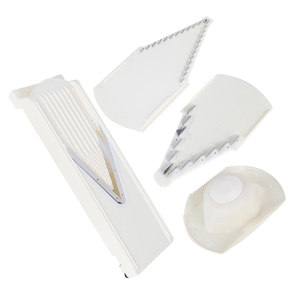 Multifunktionale Haushalts-V-förmige Reibe Schneidschneider mit Handschutz Klinge aus Edelstahl