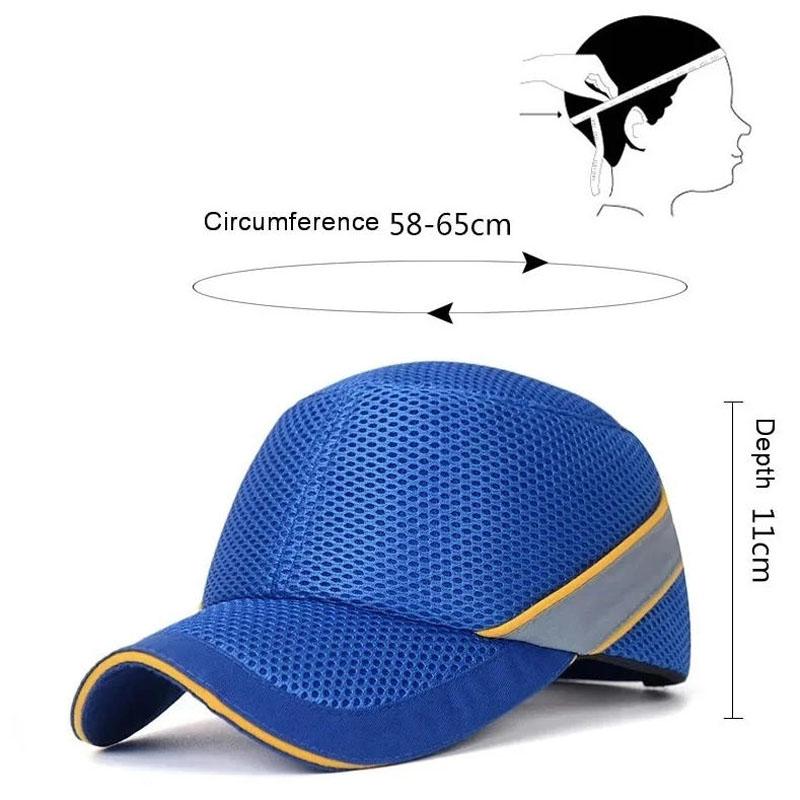 Work Safety Bump Cap Baseball Hat Anti Collision Hard Helmet Head Protection