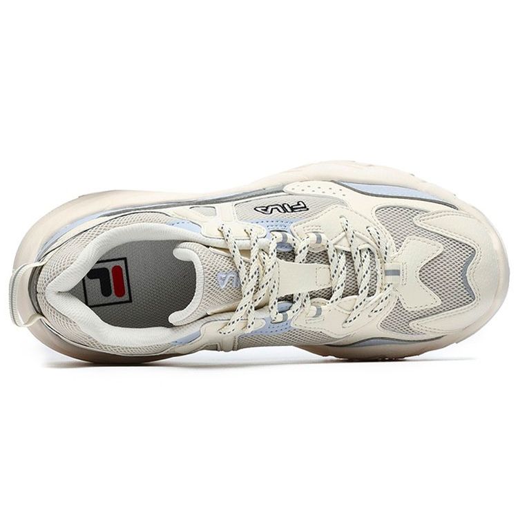 FILA Predator 2 Mesh Fabric Synthetic Leather Sports Comfort Low-Top Casual Shoes Women sneaker Rain-Mist F12W232140FRG