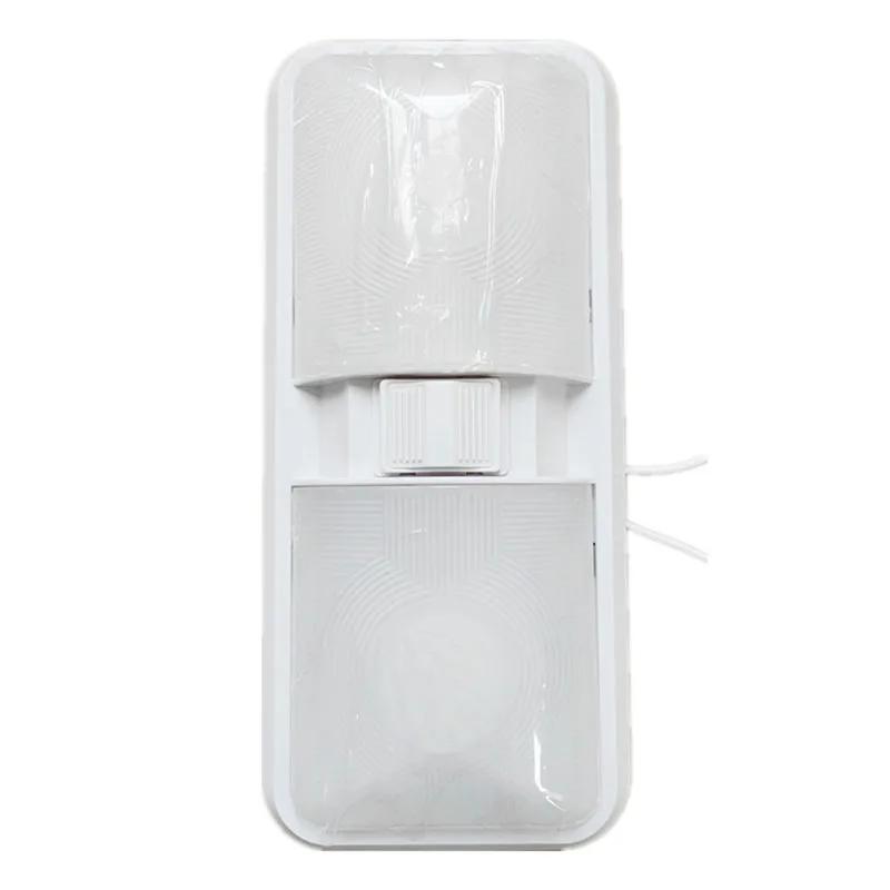 RV LED Ceiling Double Dome Light Fixture with ON/OFF Switch Interior Lighting for Car/RV/Trailer/Camper/Boat 12V Natural White