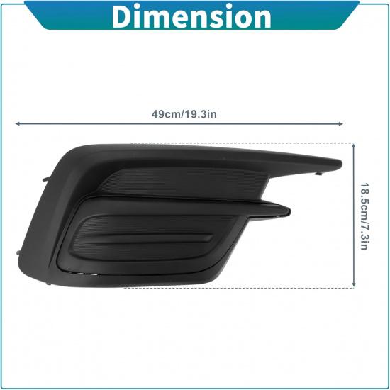 Passenger Side Fog Light Grill for Subaru Legacy 2018 2019 Front Bumper Fog Light Grille Cover Fog Light Shell 1 Pc No.57731AL56A