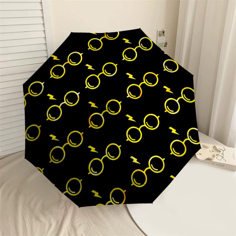 

1PC Warner Glasses Lightning bolt Umbrella-8-Rib Reinforced, Automatic Open, Lightweight & Durable-A30