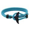 HX6F Bracelets Summer Handmade Whale Tail Viking Rope String Jewelry for Women Men