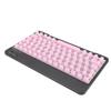 Wireless Bluetooth Keyboard with Silicone Raised Protective Cover Slim Quiet Keyboard for Long Nail Women