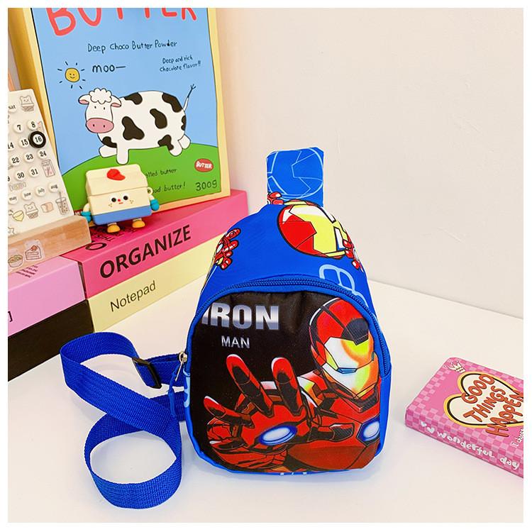 Avengers Printed Superhero Crossbody Bag Kids Cartoon Outdoor Gift Casual