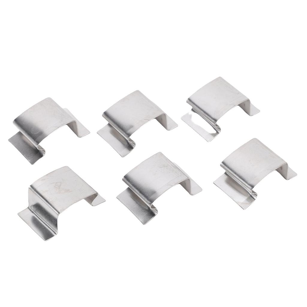 50 Pcs Greenhouse Glass Clip Climbing Plant Clamp Stainless Steel Glazing Sprung G Clip for Garden