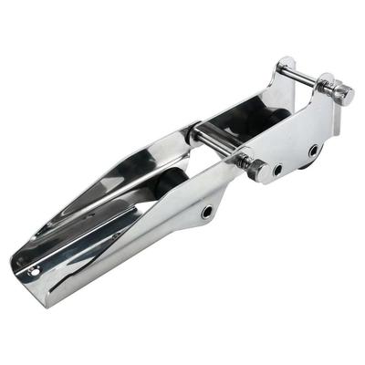 Boat 316 Stainless Steel Hinged/Pivoting Anchor Bow Roller 330mm High Polished  Nylon Rollers