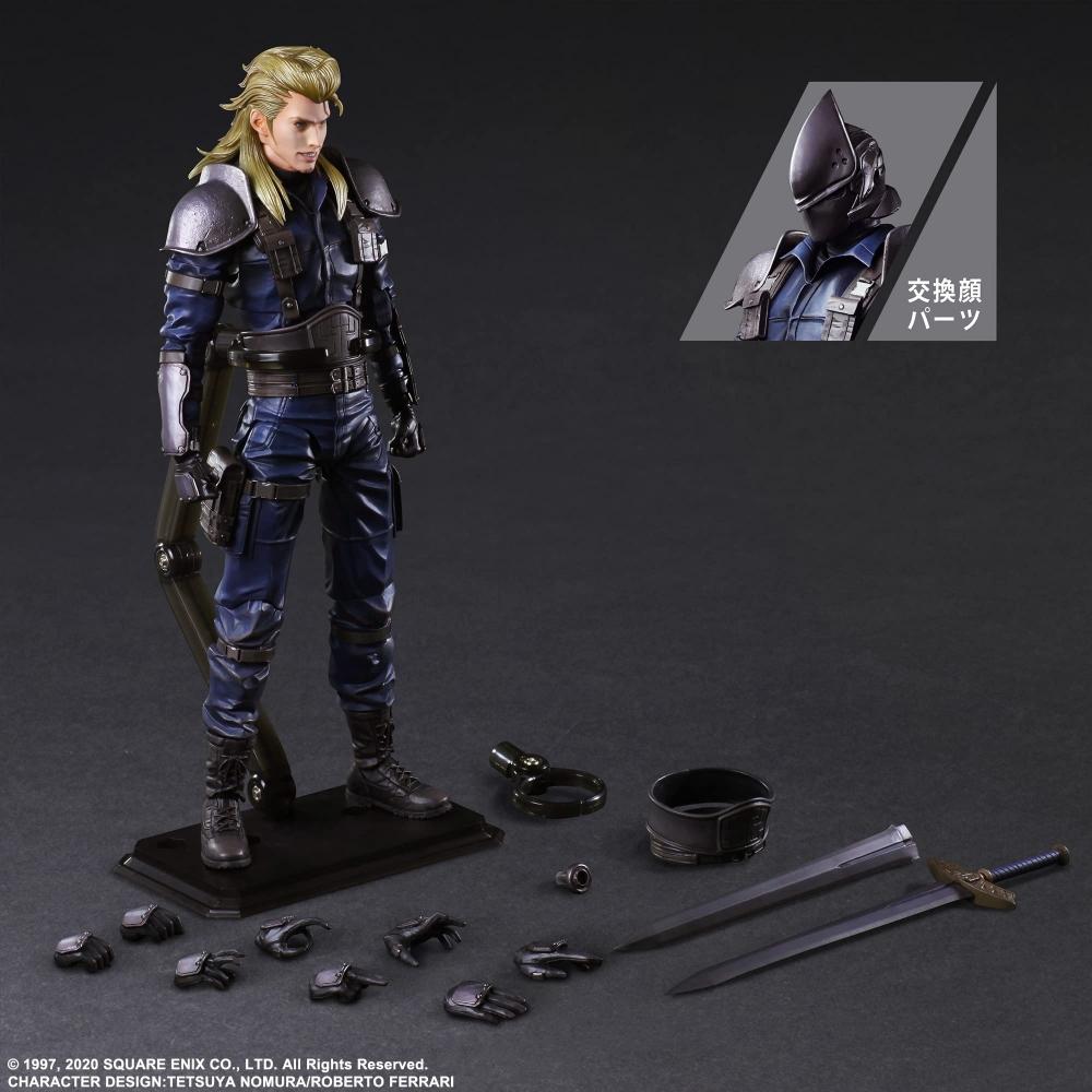 Final Fantasy VII Remake PLAY ARTS Kai Roche PVC malovaná pohyblivá figurka