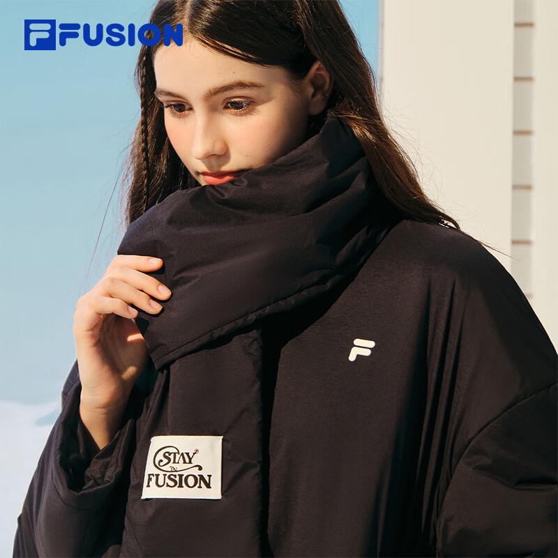 FILA FUSION Women's Winter Scarf-Collar Padded Jacket