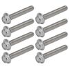 20Pcs M10x1.5 Screw Bolts A2?70 Stainless Steel Flanged Hex Head Bolt with Gasket DIN6921M10x60