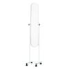 Nagai Kosan Pipe Stand Mirror White Height 157cm (with Casters) NK-108