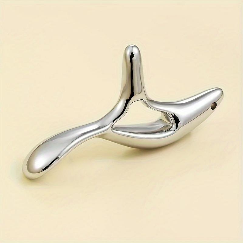 

Металлический треугольный массажер «Воробей» Компактный инструмент для акупрессуры всего тела для лица, плеч, шеи и стоп Прочный инструмент для массажа мышц из цинкового сплава