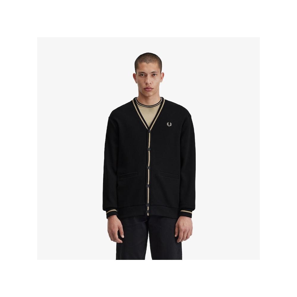 

Fred Perry [штаб-квартира Genuine] Fred Perry [sharp] Tip Pique Texture Cardigan U78 Afpm2412654 U78 qzgAfpm2412654 U78 M
