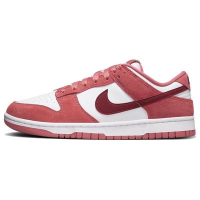 Dunk Low Valentines Day 2024 Women Sneakers Pink White Team-Red FQ7056-100