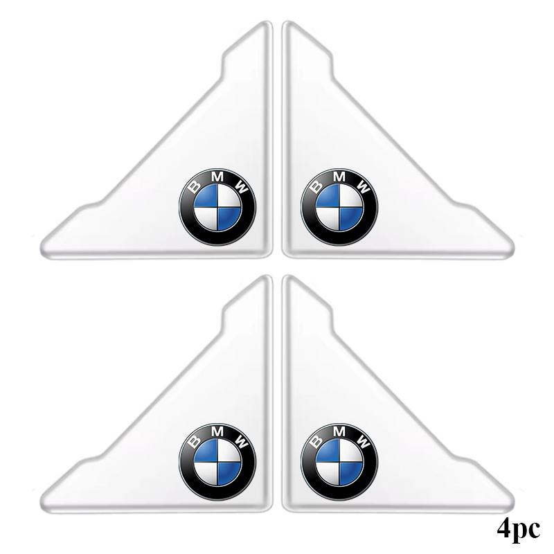 4Pcs Car Door Corner Cover Bumper Crash Protection Stickers For BMW E60 E46 E39 E38 E90 E36 F30 E30 E31 E34 F10 F20 E87 E92