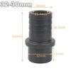 Conectores de UPVC de 16/20/32/40/50/63 mm Conector para Riego de Jardín Adaptador para Tubo Flexible Suave Accesorios para Tuberías de Agua