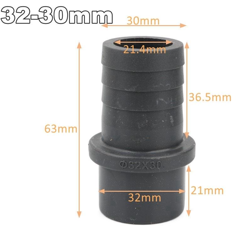 Conectores de UPVC de 16/20/32/40/50/63 mm Conector para Riego de Jardín Adaptador para Tubo Flexible Suave Accesorios para Tuberías de Agua