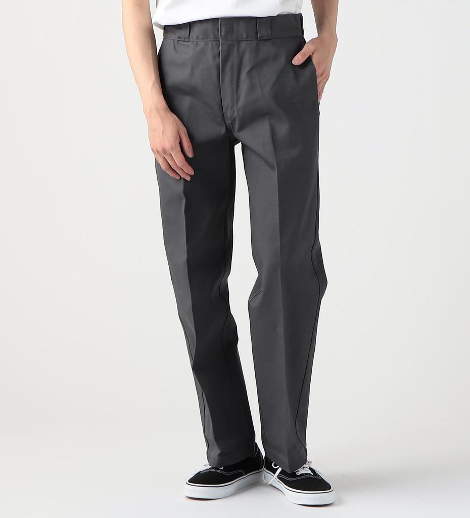 [Dickies] Original 874(R) Work Pants, 32-inch length, DB0004-0076-32, Charcoal Gray, Size 34