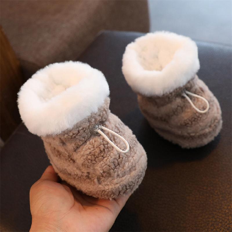 Warm Infant Toddler Crib Snow Boots Soft Comfortable Infant Girls Boys Anti-Slip Socks  Newborn Baby Shoes